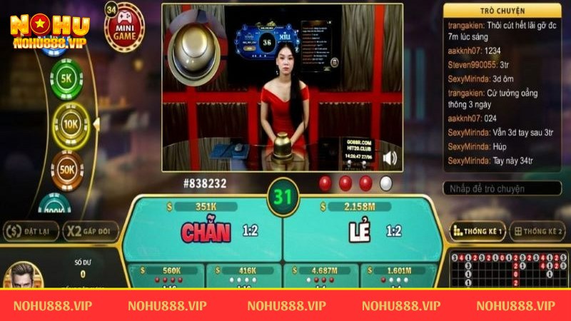 Xóc đĩa livestream tại Nohu888 là một game trực tuyến hấp dẫn